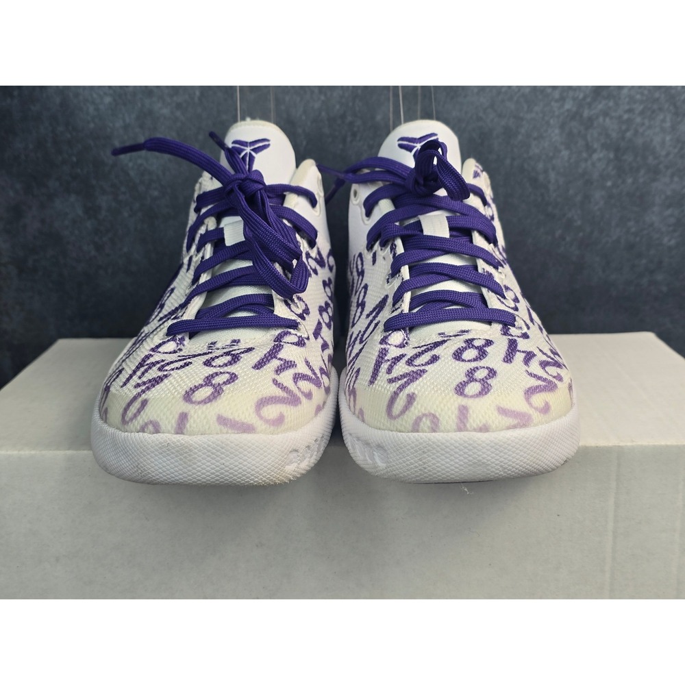 Nike Kobe 8 Protro Court Purple Kids Size 2Y FN0267-101 - Picture 2 of 6